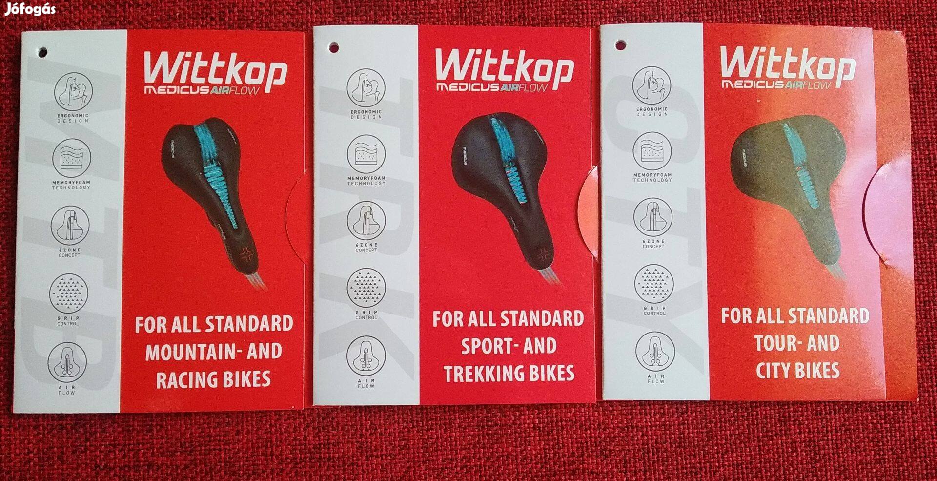 Bicikli nyereg Kerékpár Nyereg Wittkop Trekking,City vagy MTB Újak