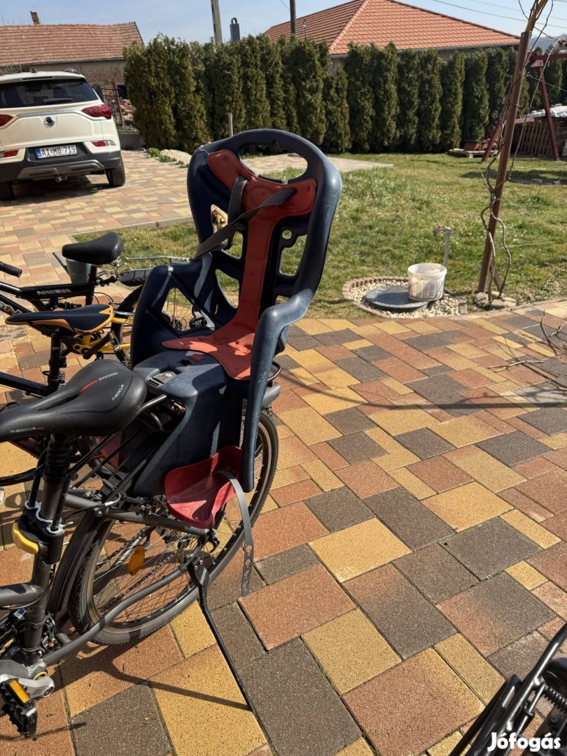 Biciklire rögzíthető gyerekülés