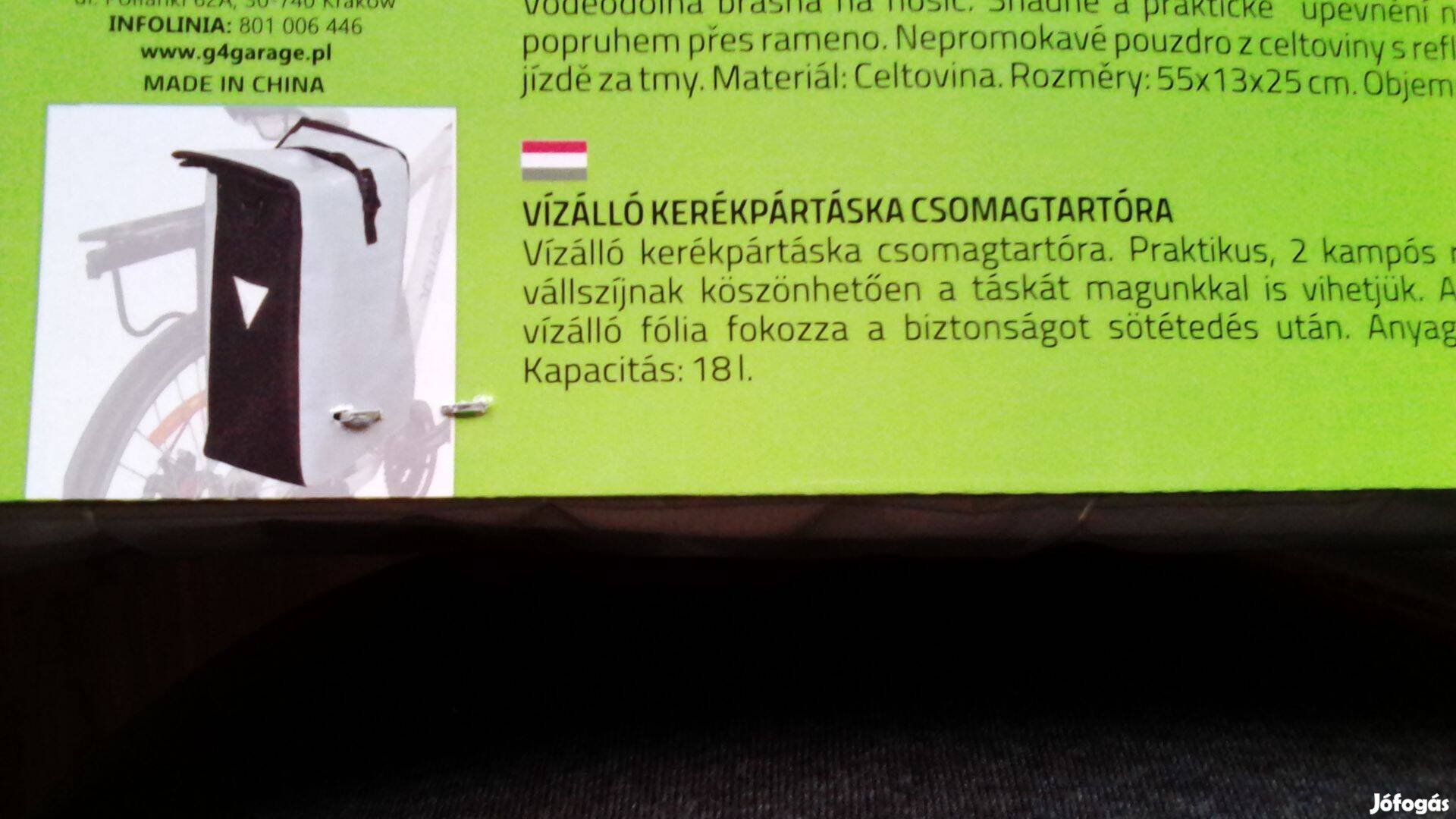 Biciklis Táska kerékpár csomagtartó táska Csomagtartóra Új