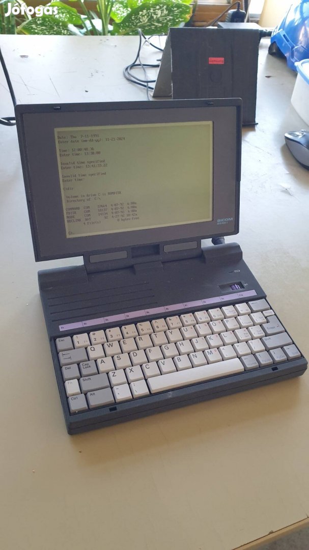 Bicom B240 286-os palmtop DOS