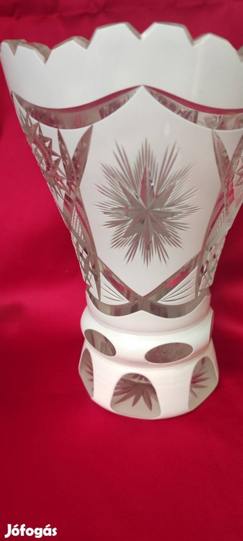 Bieder Mayer üveg váza hibátlan állapotban 15,cm magas 