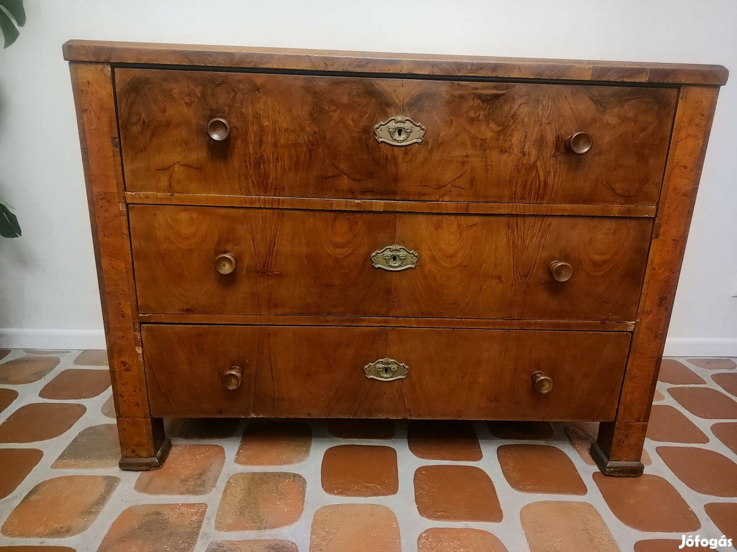 Biedermeier 3 fiókos komód eladó