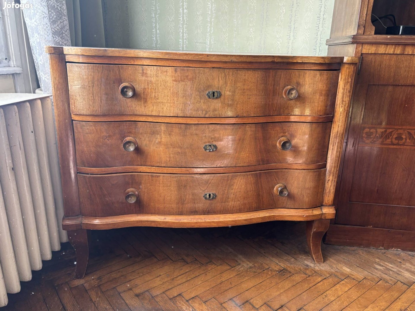Biedermeier komód nagy 105 cm széles 