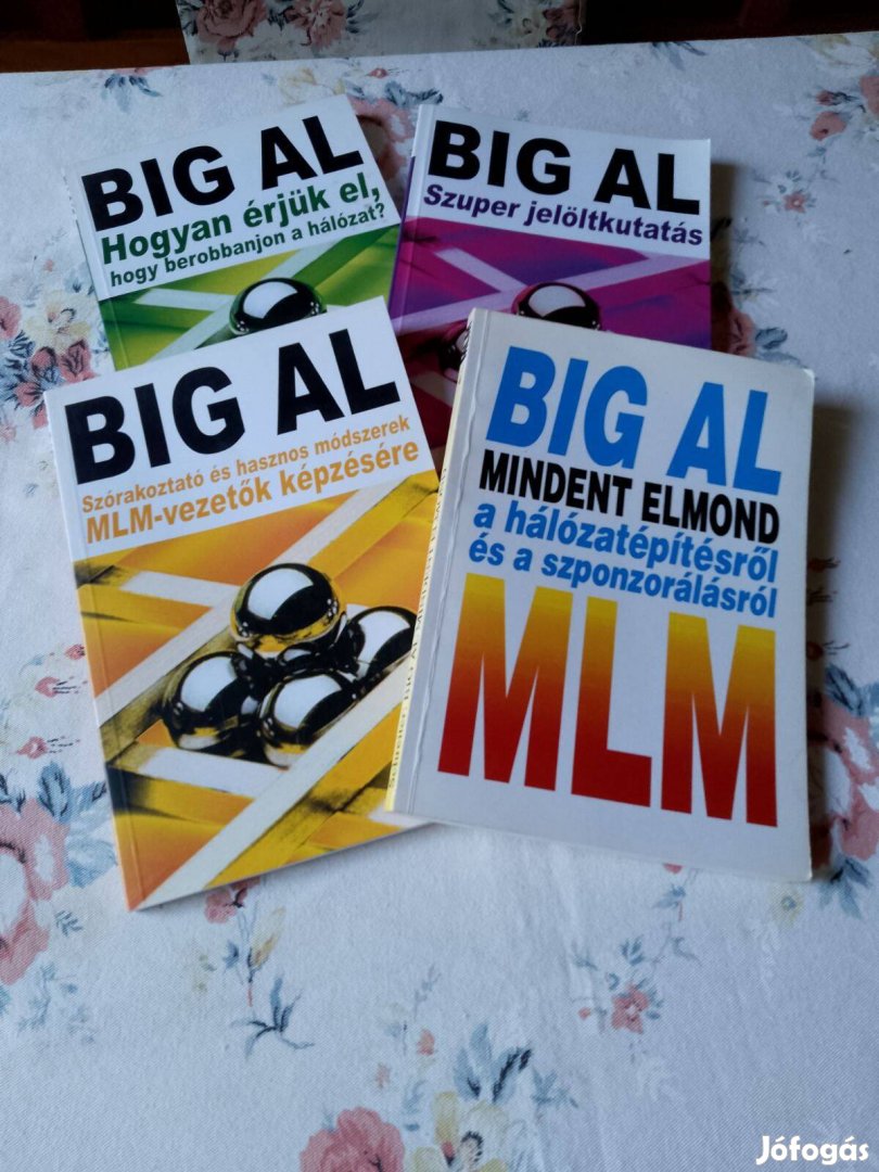 Big Al 4db MLM könyvek / könyv / Szerző Tom Schreiter
