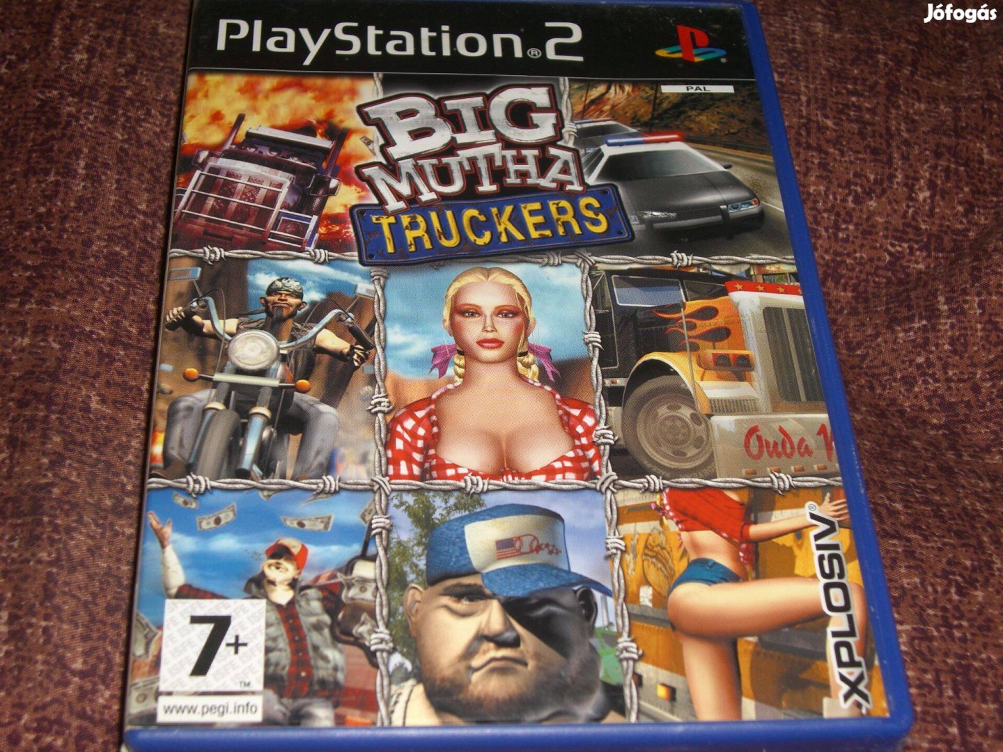 Big Mutha Truckers Playstation 2 eredeti lemez ( 3000 Ft )