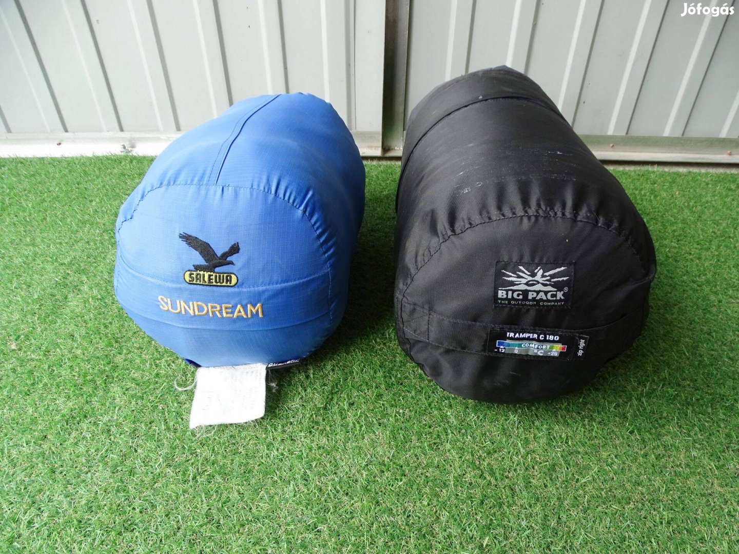Big Pack Tramper C180 hálózsák fekete Salewa Sundream hálózsák kék