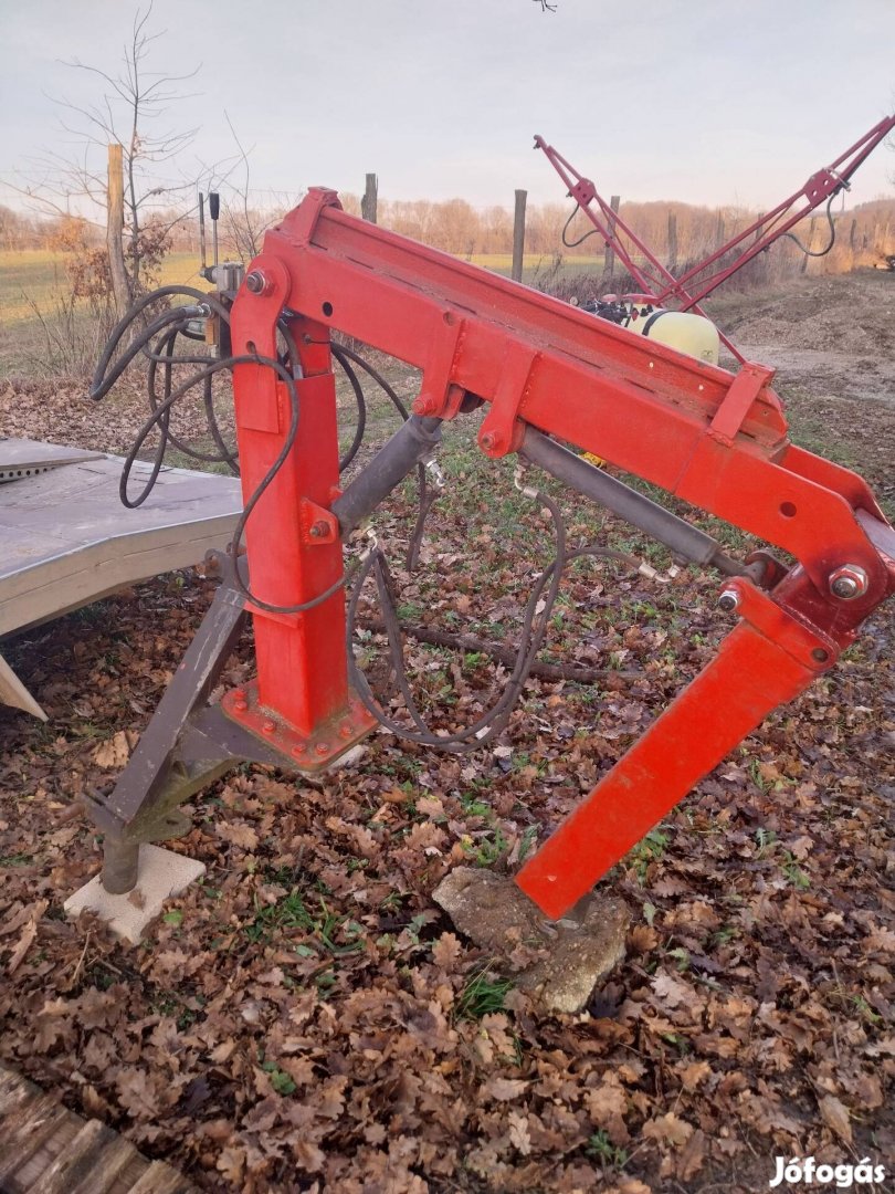 Big bag zsák emelő traktor után 3 pont hidraulikus munkahenger