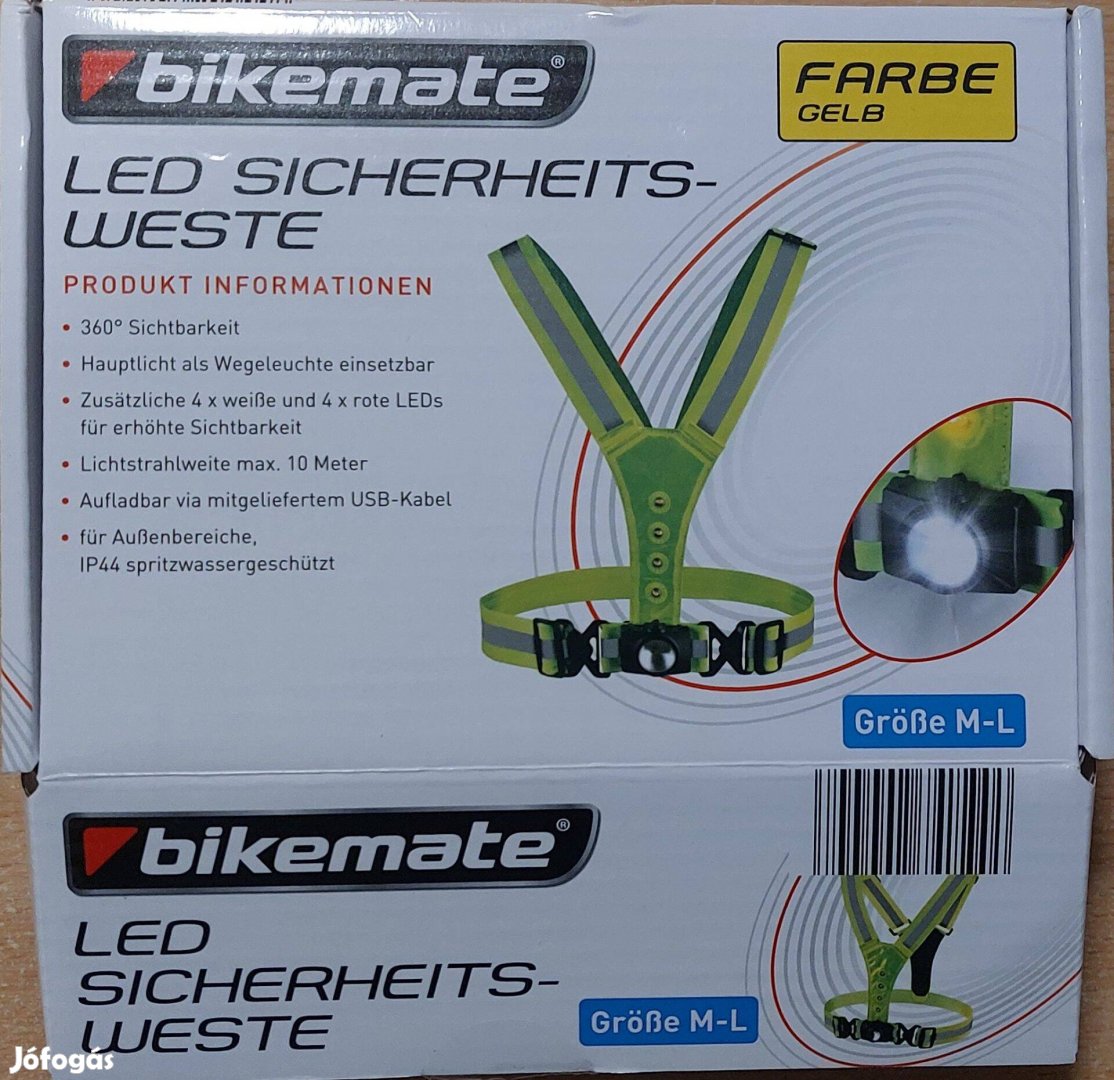 Bikemate mellpántos első, hátsó lámpa