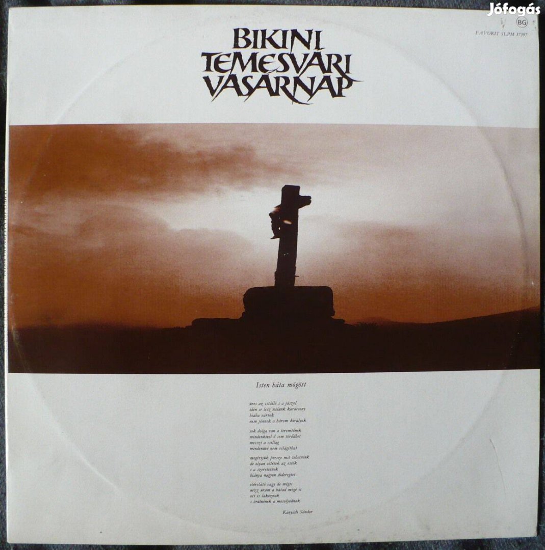 Bikini: Temesvári vasárnap (EX állapotú LP)