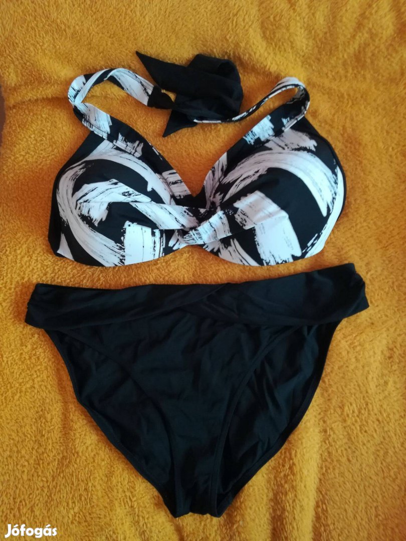 Bikini,egyszer használt,nyakbakötős,46-méretű,szuper kosaras!/63