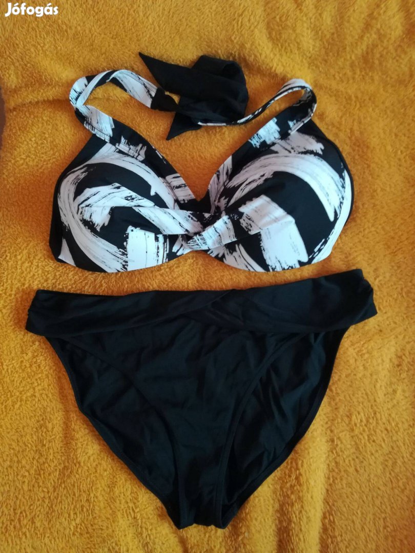 Bikini,egyszer használt,nyakbakötős, 46-méret,szuper