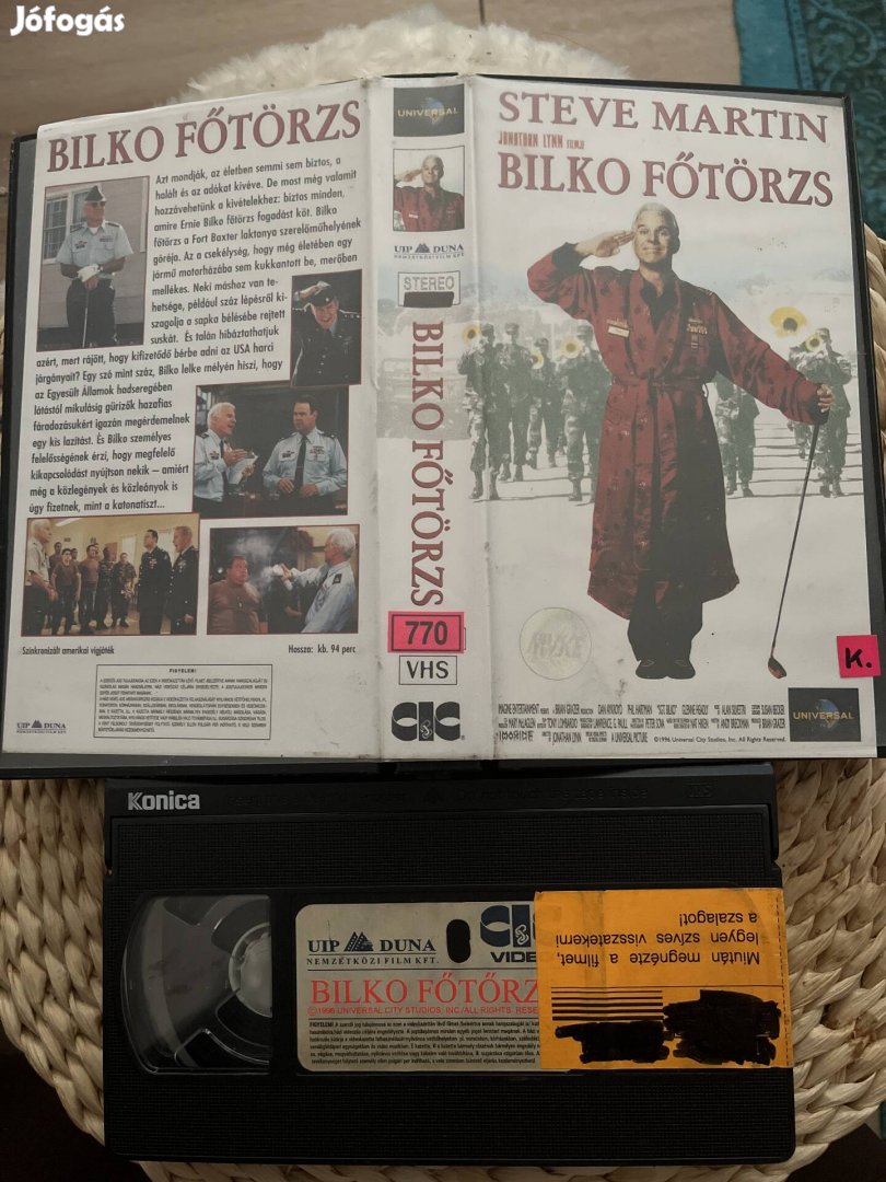 Bilkó főtörzs vhs film