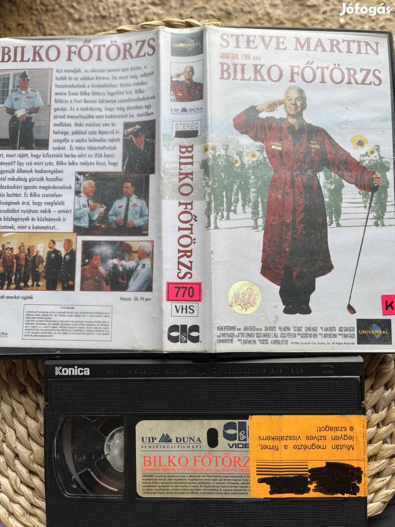 Bilkó főtörzs vhs kazetta