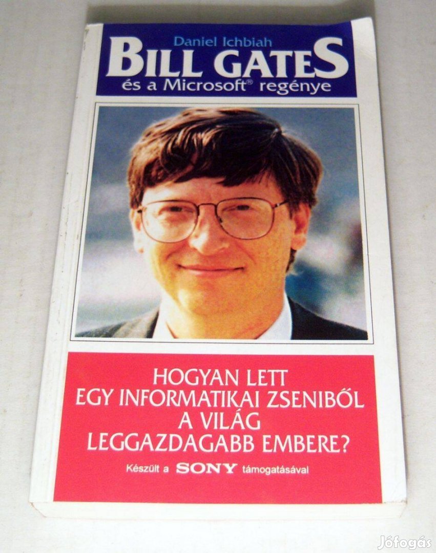 Bill Gates és a Microsoft Regénye (1996) Ver.1 (foltmentes) 5kép+tarta