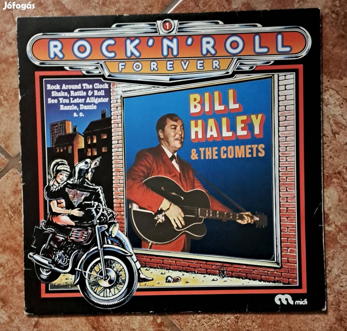 Bill Haley bakelit lemeze újszerű állapotban 
