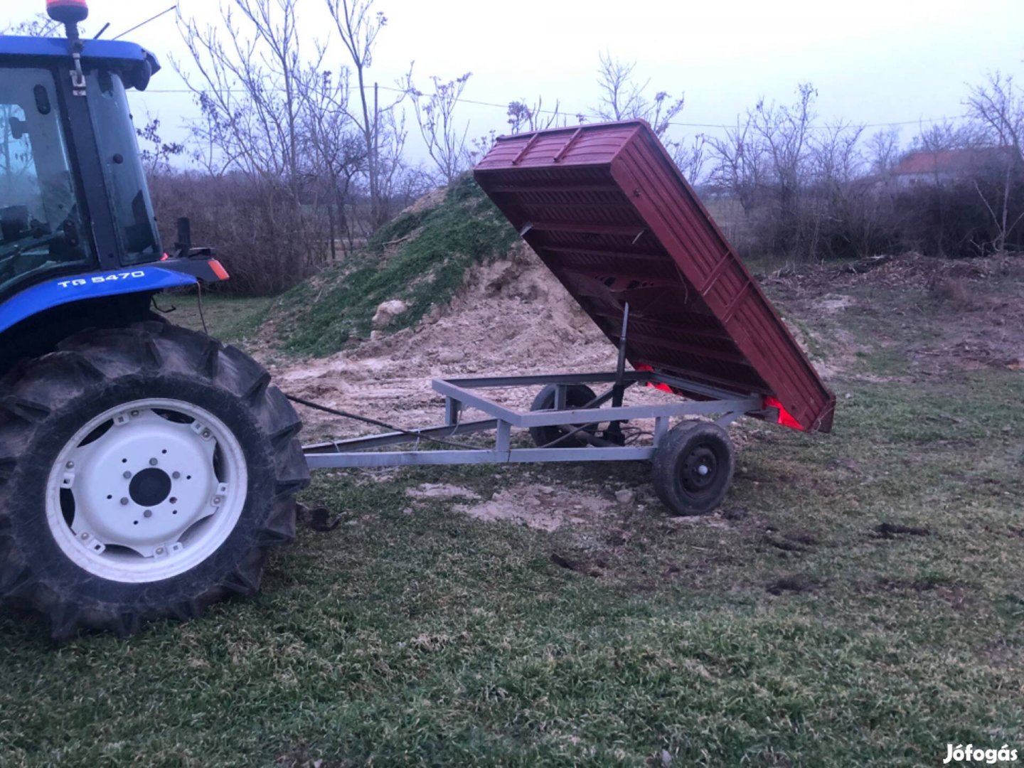 Billenős utánfutó/ pótkocsi