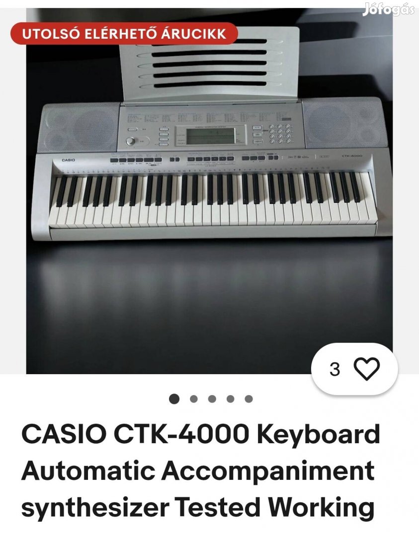 Billentyű Corg-4000