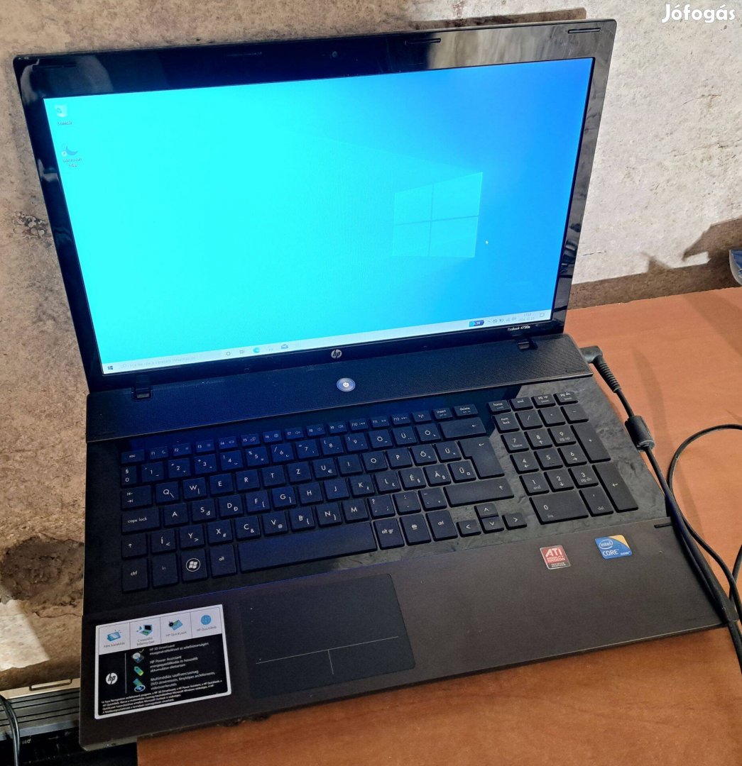 Billentyűzet hibás 17 colos HP Probook 4720S laptop