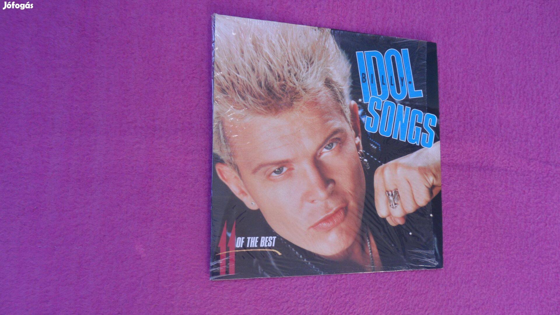 Billy Idol 11 dal még celofános új Vinyl LP 1988 nem az után gyártott!