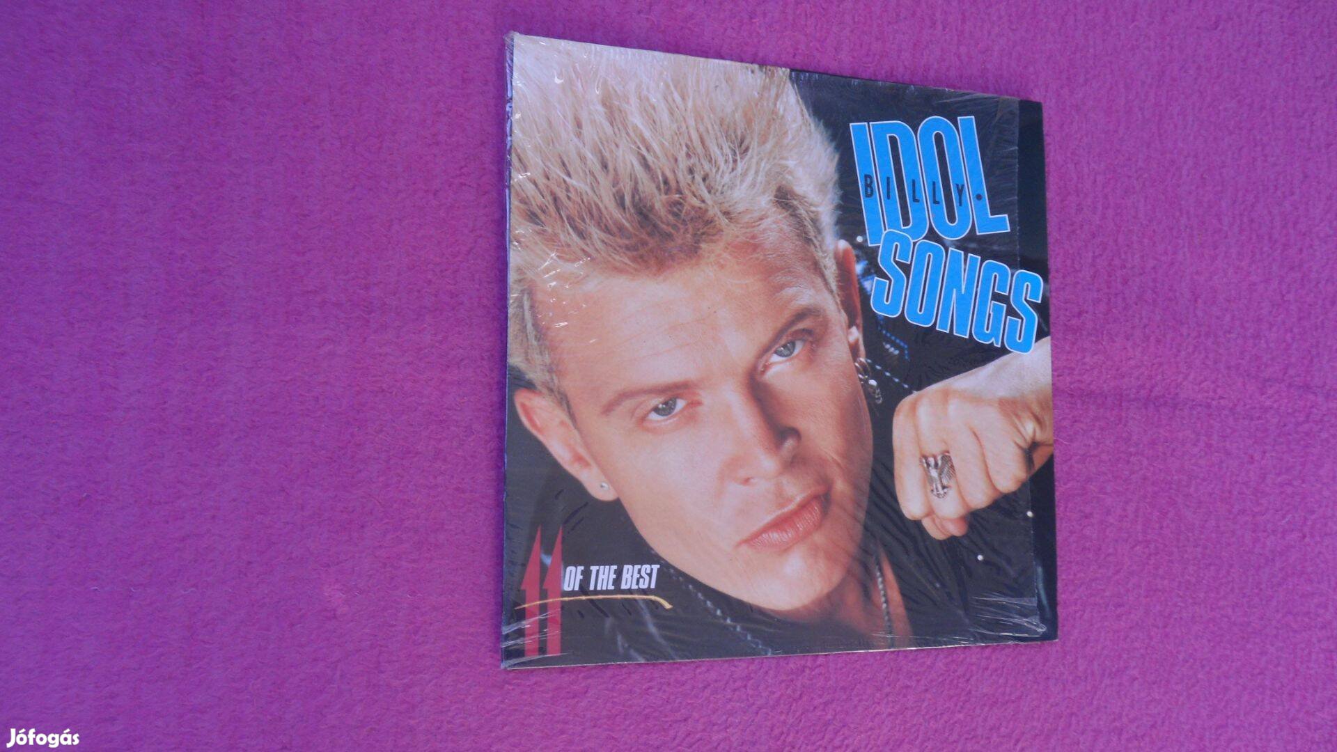 Billy Idol Dalok 11. legjobb bakelitlemez még "celofános" LP 1983 Punk