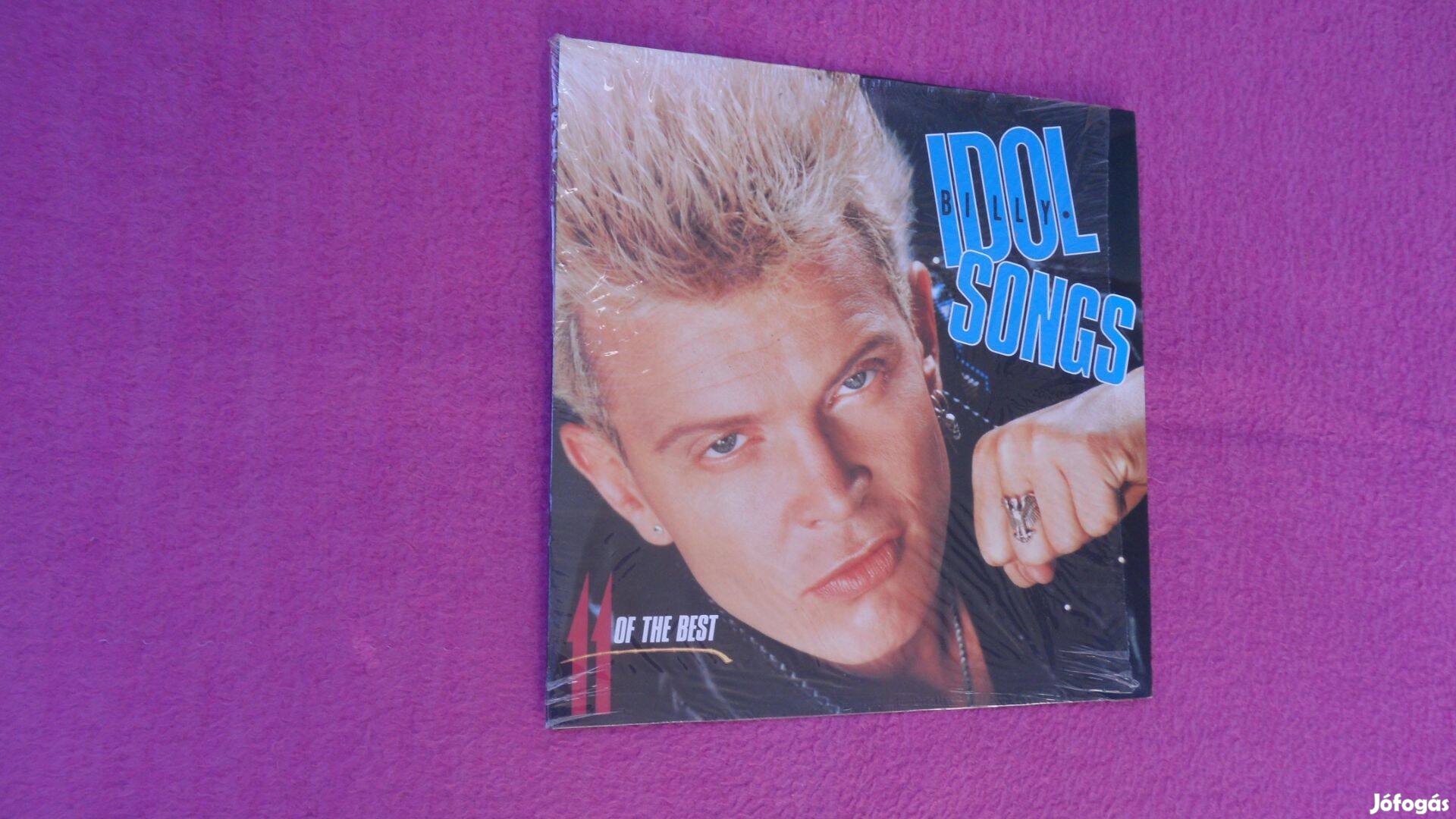 Billy Idol Dalok 11 legjobb bakelit, még "celofános" LP 1983 Rock Punk