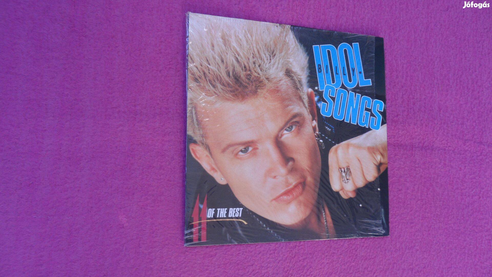 Billy Idol Dalok 11 legjobb bakelit, még "celofános" LP 1983 Rock Punk