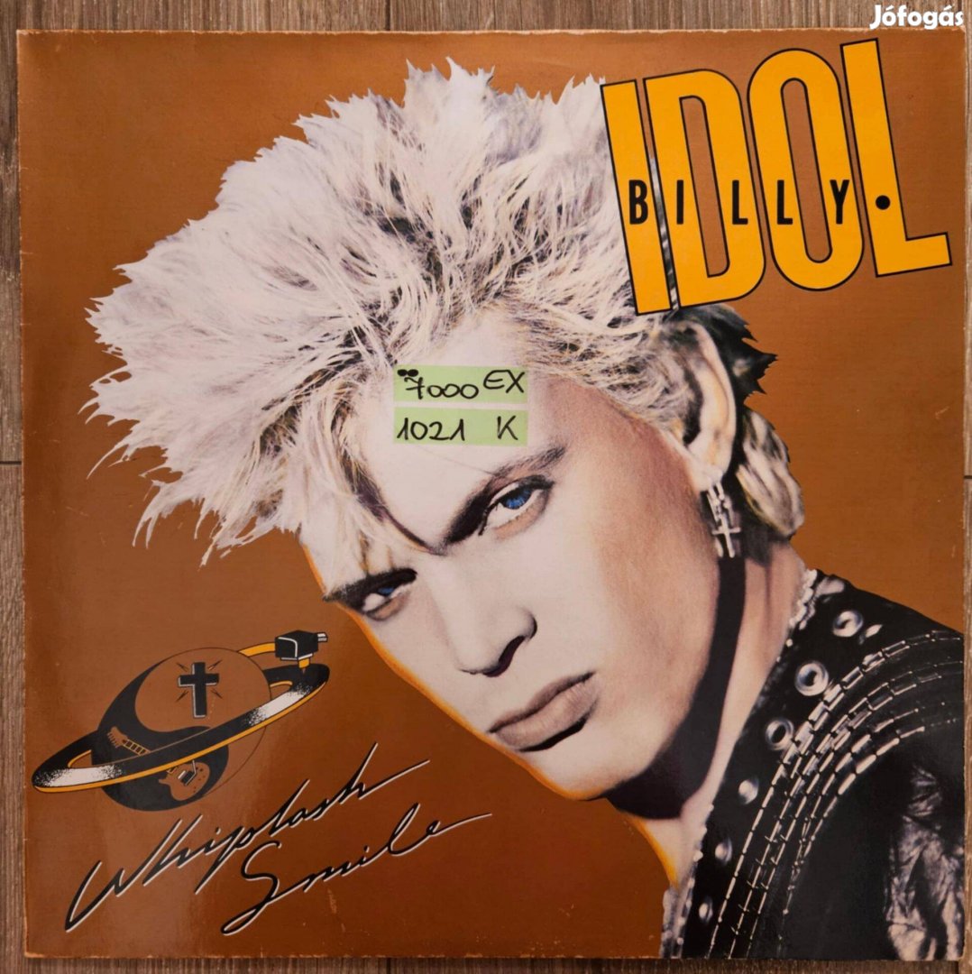 Billy Idol Whiplash Smile bakelit lemez, hanglemez LP (1021)