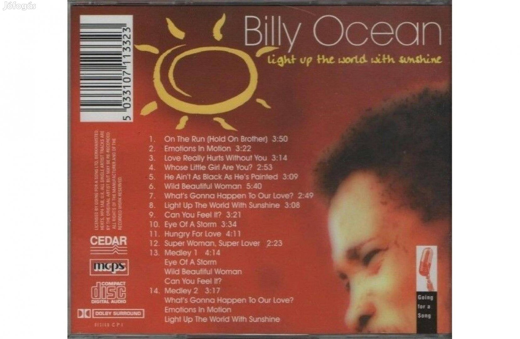 Billy Ocean - Light UP The World With Sunsine CD