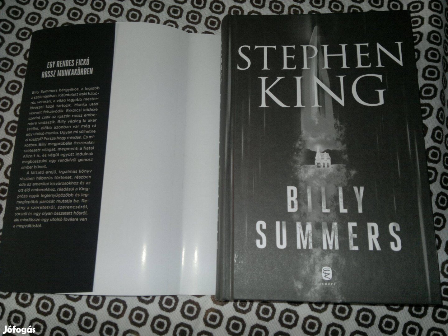 Billy Summers Stephen King :Új