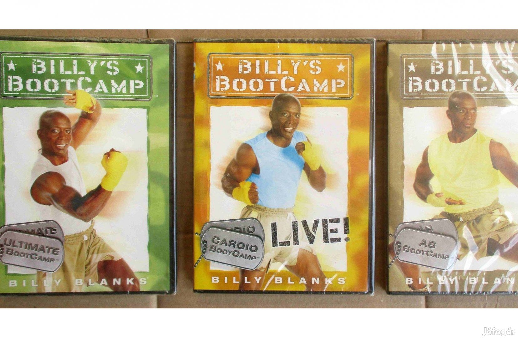 Billys Bootcamp edzésprogram - új, bontatlan DVD lemezek