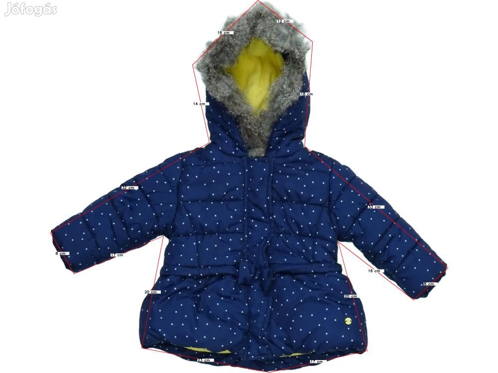 Bimbalina Használt (újszerű) Lány Télikabát (Méret: 74)