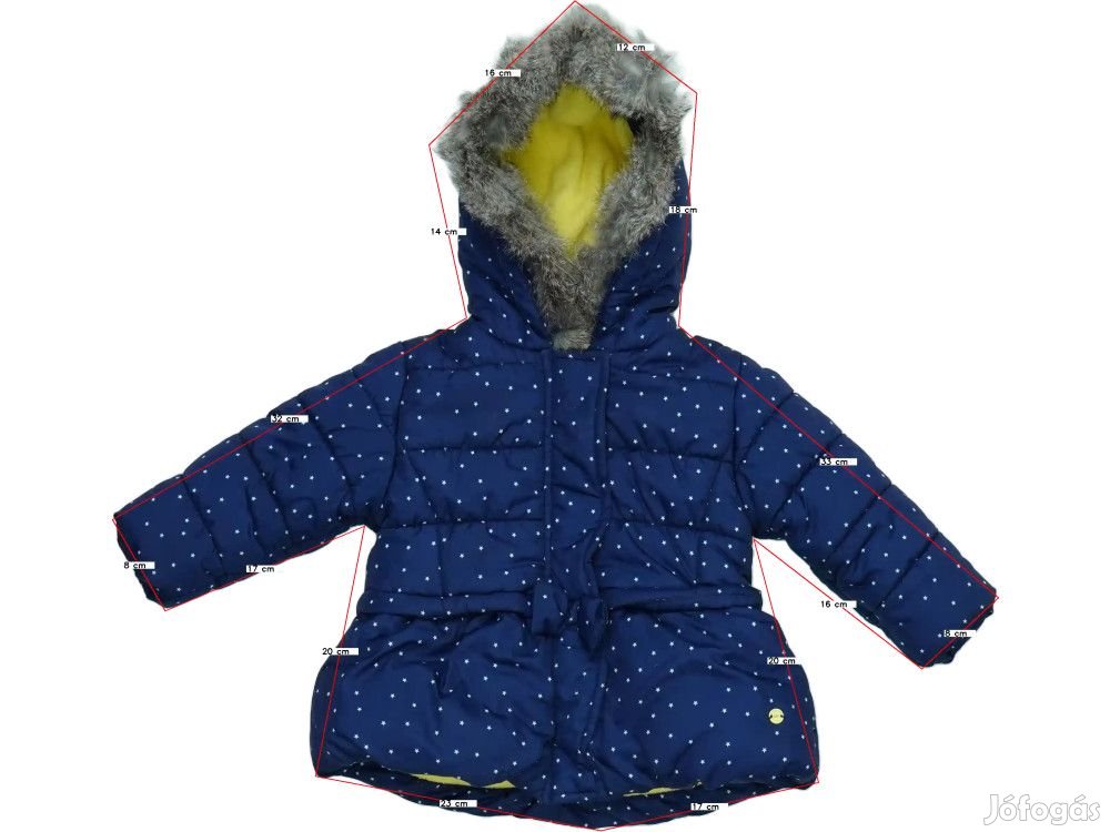 Bimbalina Használt (újszerű) Lány Télikabát (Méret: 74)