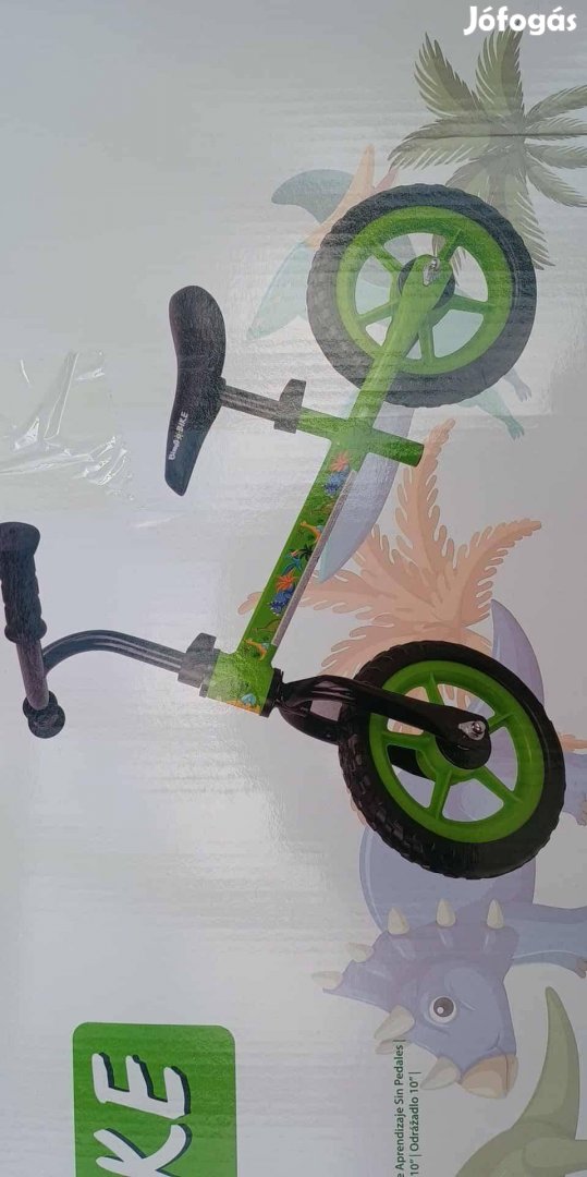 Bimbo bike 10 futó bicikli lila vagy zöld színben, új eladó