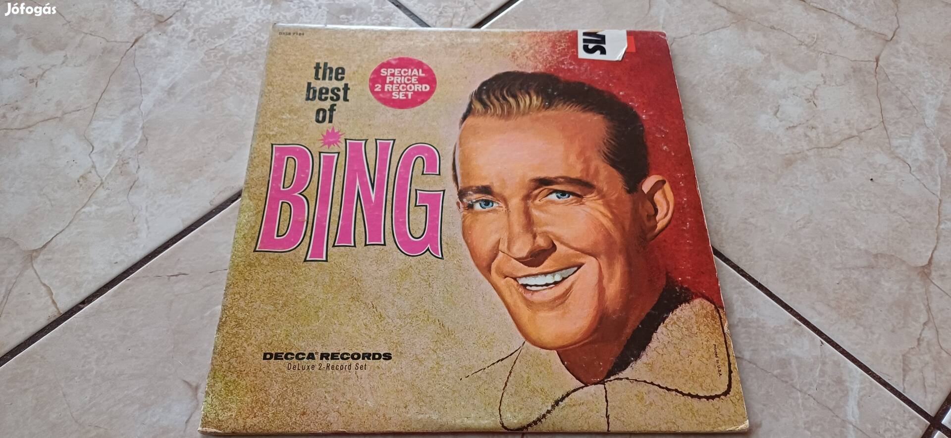 Bing Crosby dupla USA bakelit hanglemez