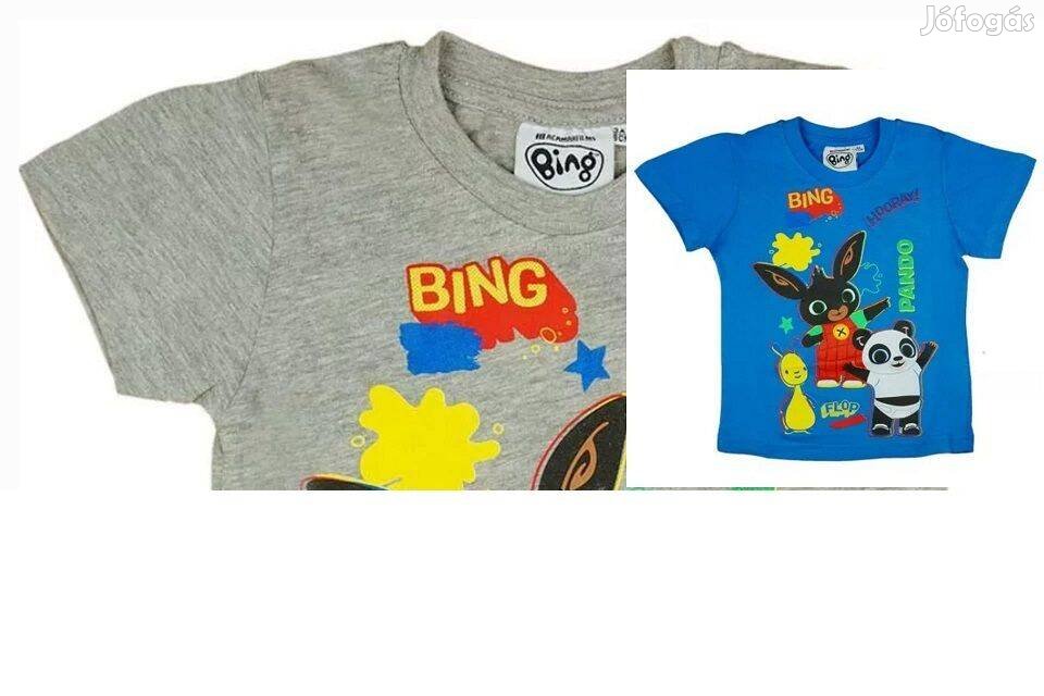 Bing kisfiú rövid ujjú póló most 50% kedvezmény a feltüntetett árból