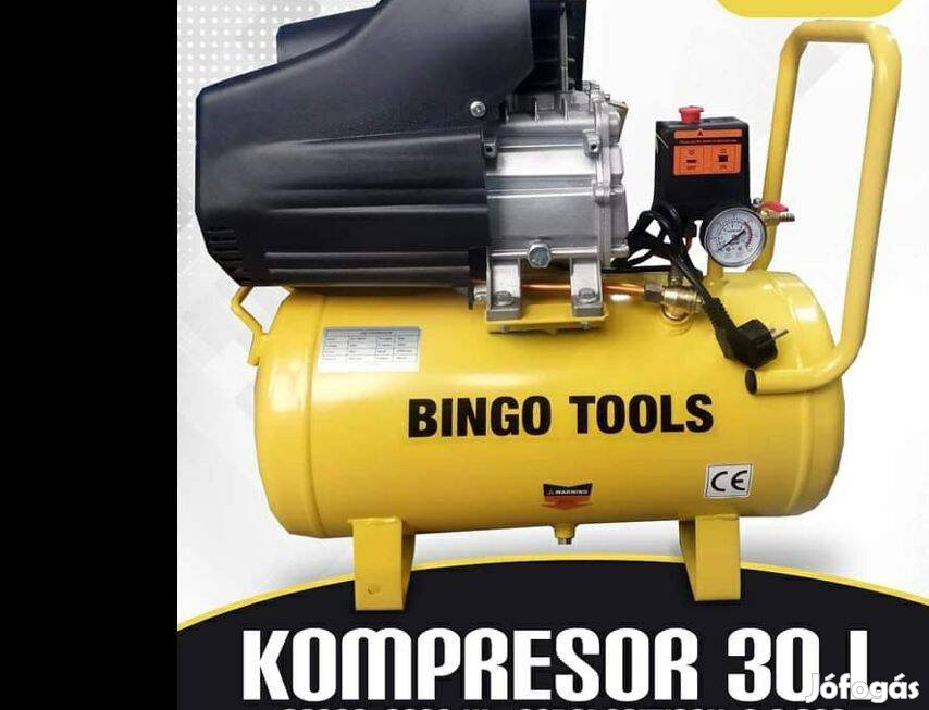 Bingo Tools 30L Olajos Lég Kompresszor