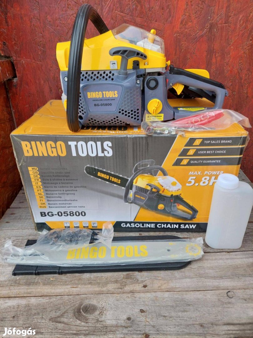 Bingo Tools benzines láncfűrész