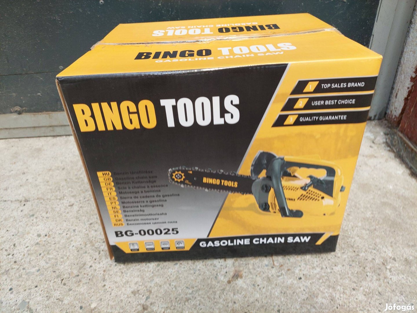 Bingo Tools benzinmotoros láncfűrész