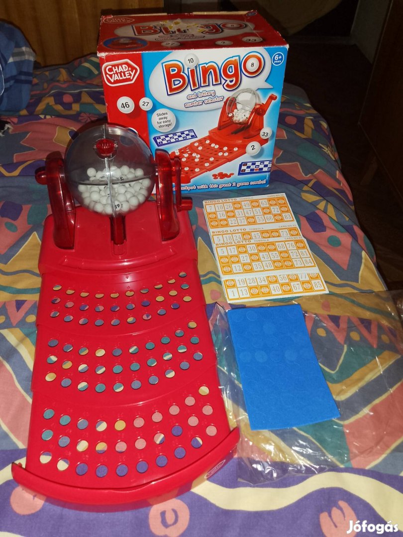 Bingo társasjáték újszerű állapotban 