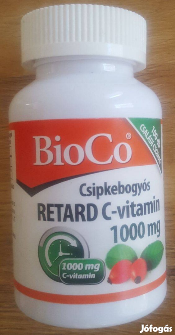 Bioco C-vitamin + csipkebogyó 1000 mg családi kisz. 100 db Akció