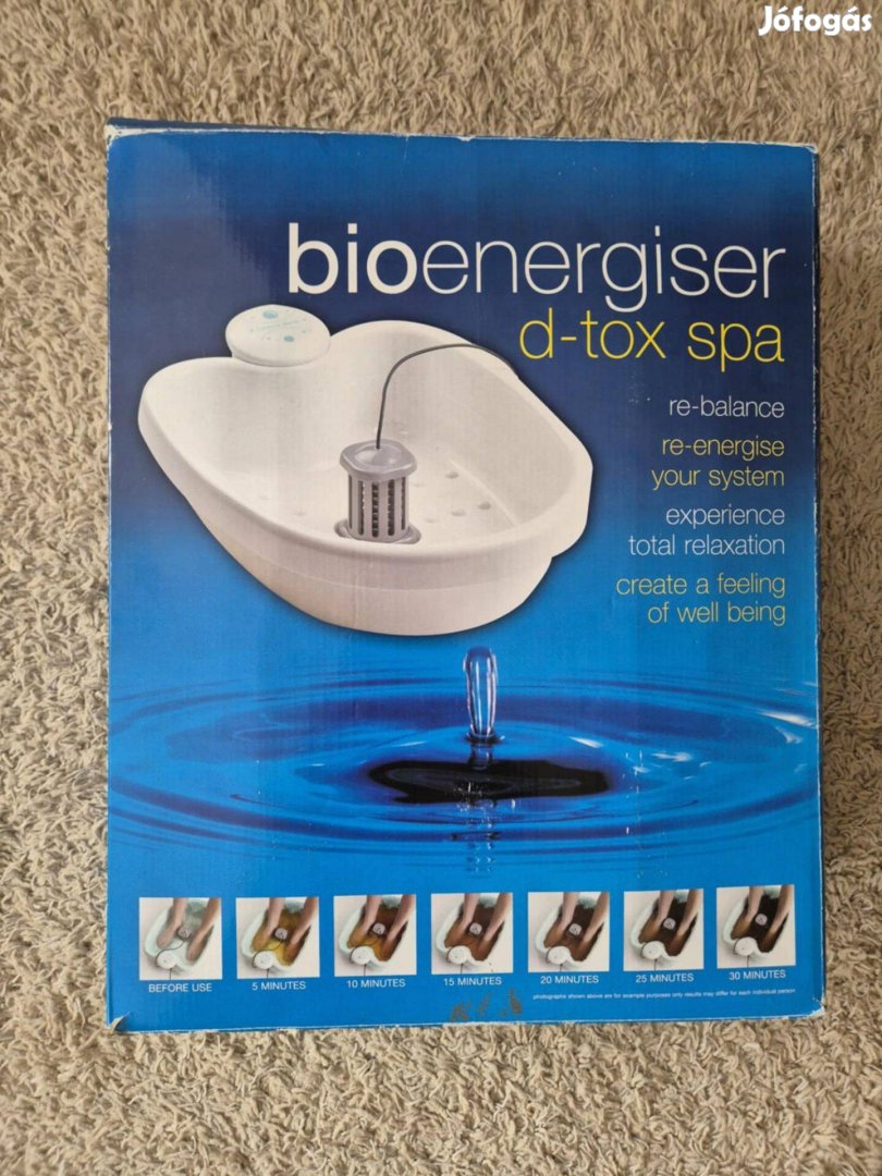 Bioenergiser Classic Detox Spa. méregtelenítő lábfűrdő szet