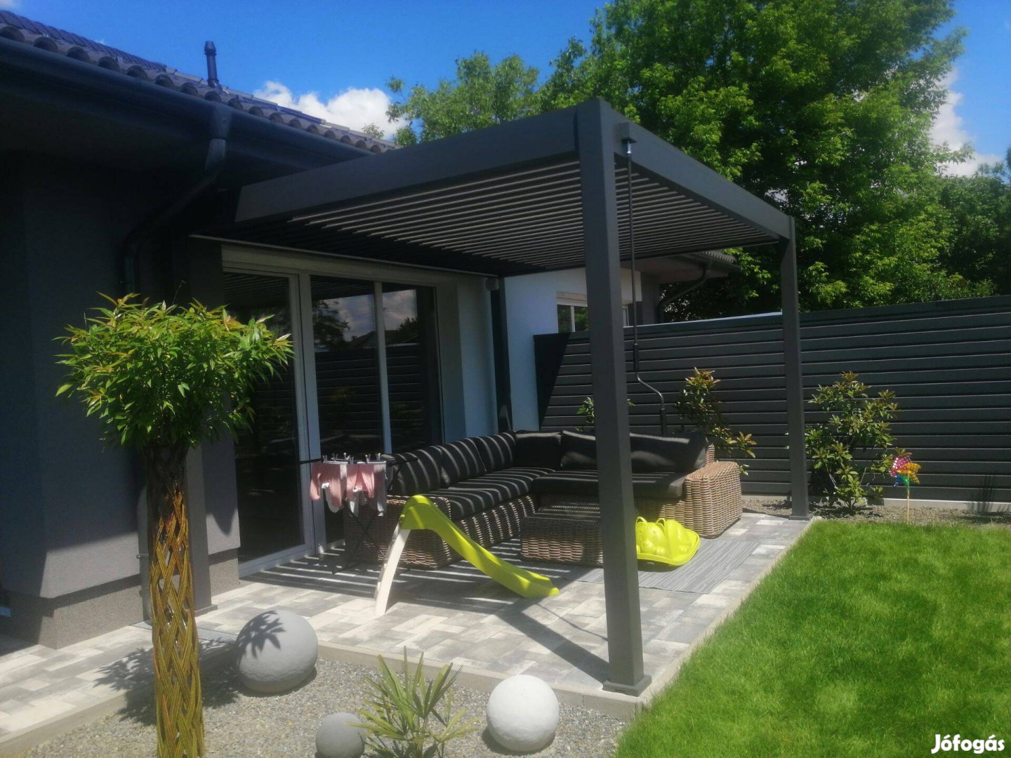 Bioklimatikus pergola,pergola előtető