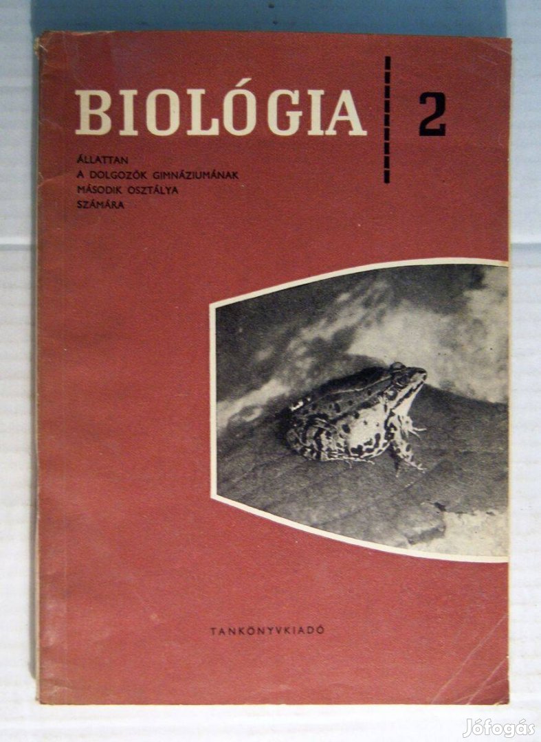 Biológia II. (Gimnáziumi Tankönyv-71114) 1964 (7kép+tartalom)