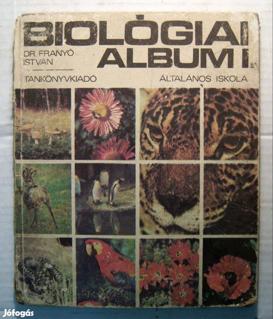 Biológiai Album I. (Franyó István) 1990 (5kép+tartalom)