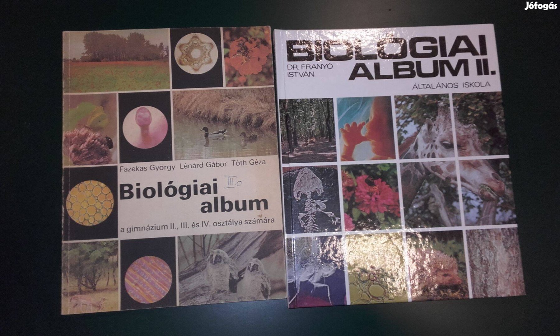 Biológiai album, biológia könyv, középiskola és általános iskola