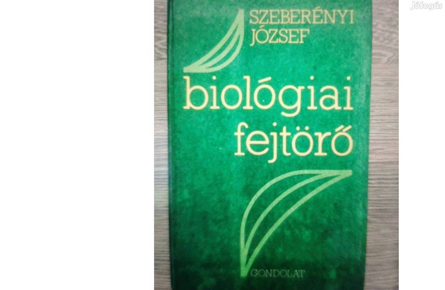 Biológiai fejtörő -Szeberényi József, újszerű