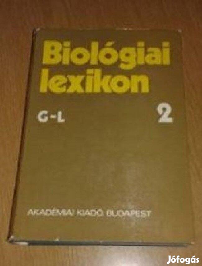 Biológiai lexikon, Akadémiai Kiadó, kitűnő állapot 1-4 kötet egyben