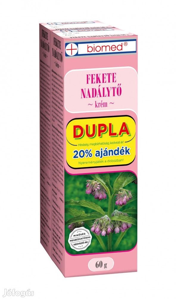 Biomed Fekete Nadálytő krém dupla 2x60g