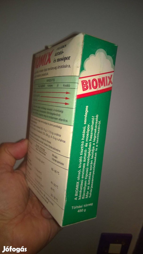 Biomix mosópor kézi retro emlék hiánytalan tartalom, gyűjteményből