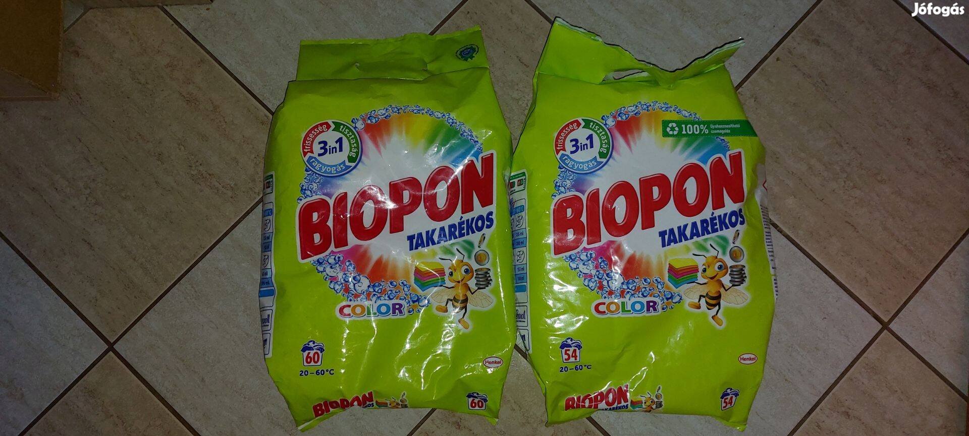 Biopon 7,7 kg szines mosópor 2 csomag